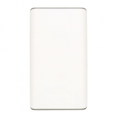 Logo trade promotional items picture of: 10.000 mAh powerbank with display, white