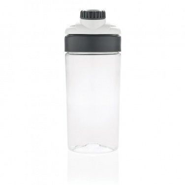 Logotrade promotional item picture of: Leakproof bottle with wireless earbuds, white