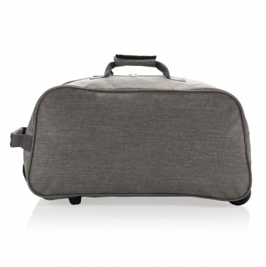 Logo trade business gifts image of: Basic weekend trolley, grey