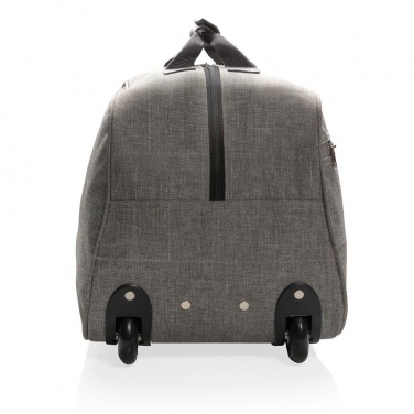 Logo trade corporate gifts image of: Basic weekend trolley, grey