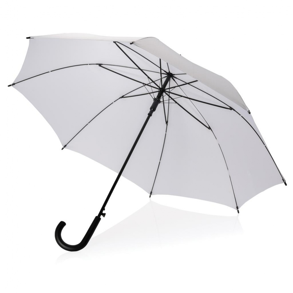 Logo trade promotional giveaways image of: 23" XD automatic umbrella dia. 102 cm, white