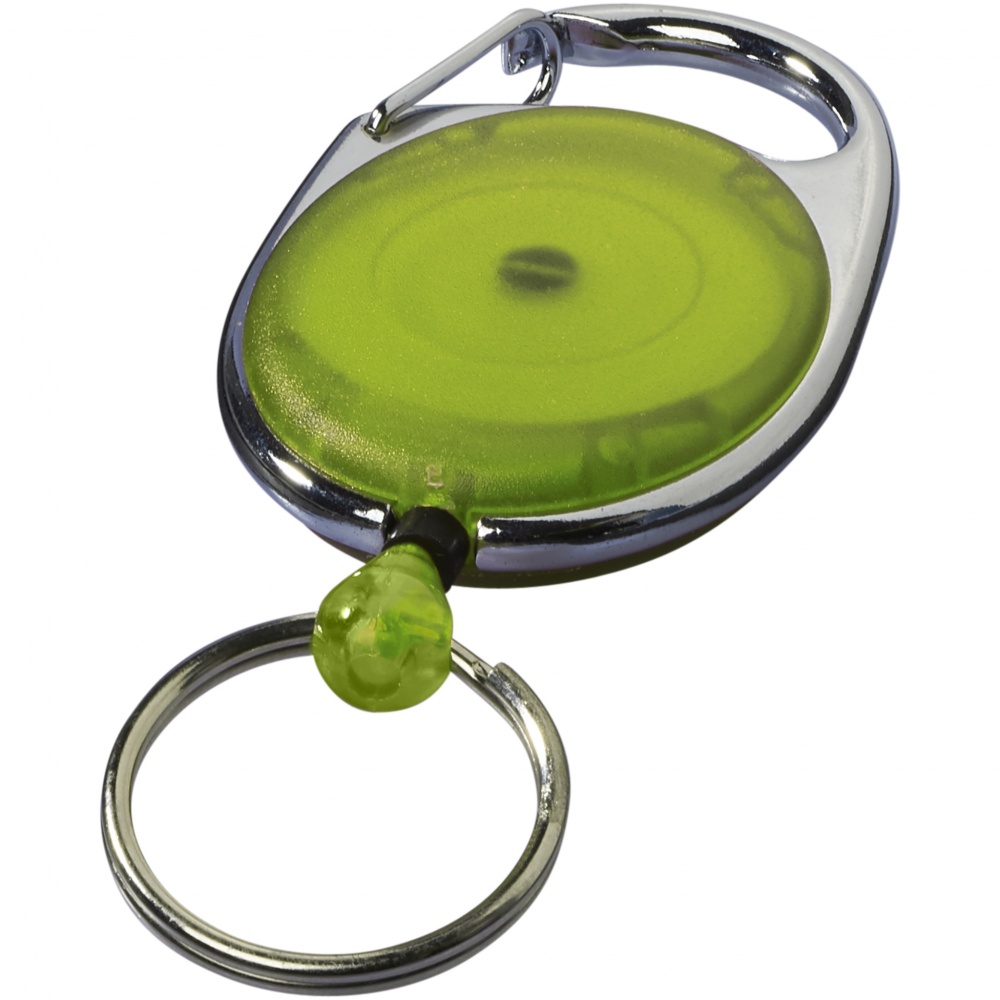 Logotrade promotional product image of: Gerlos roller clip key chain, lime