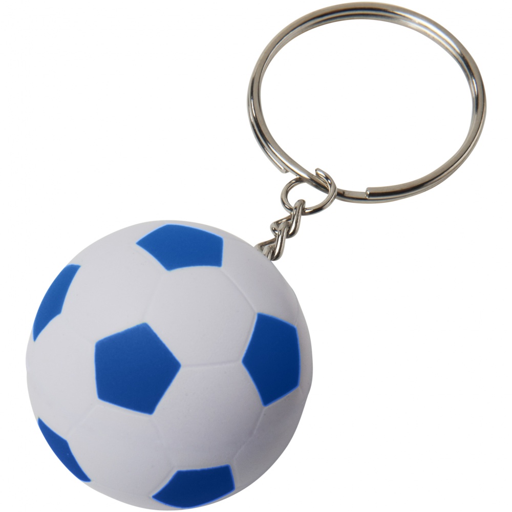 Logotrade promotional items photo of: Striker football key chain, blue