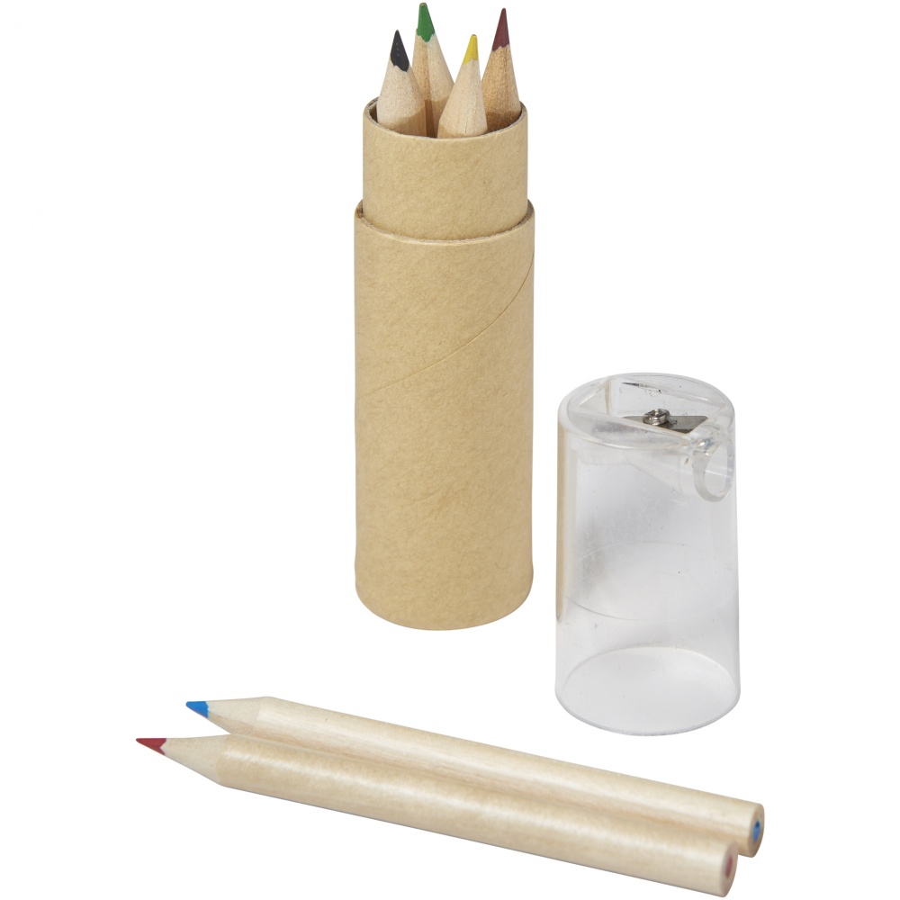 Logo trade promotional merchandise image of: 7 piece pencil set