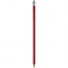 Alegra pencil with coloured barrel, red