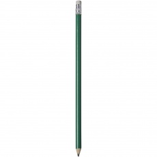 Alegra pencil with coloured barrel, green