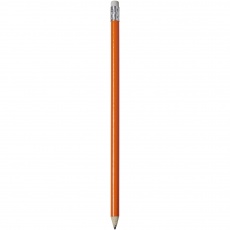 Alegra pencil with coloured barrel, orange