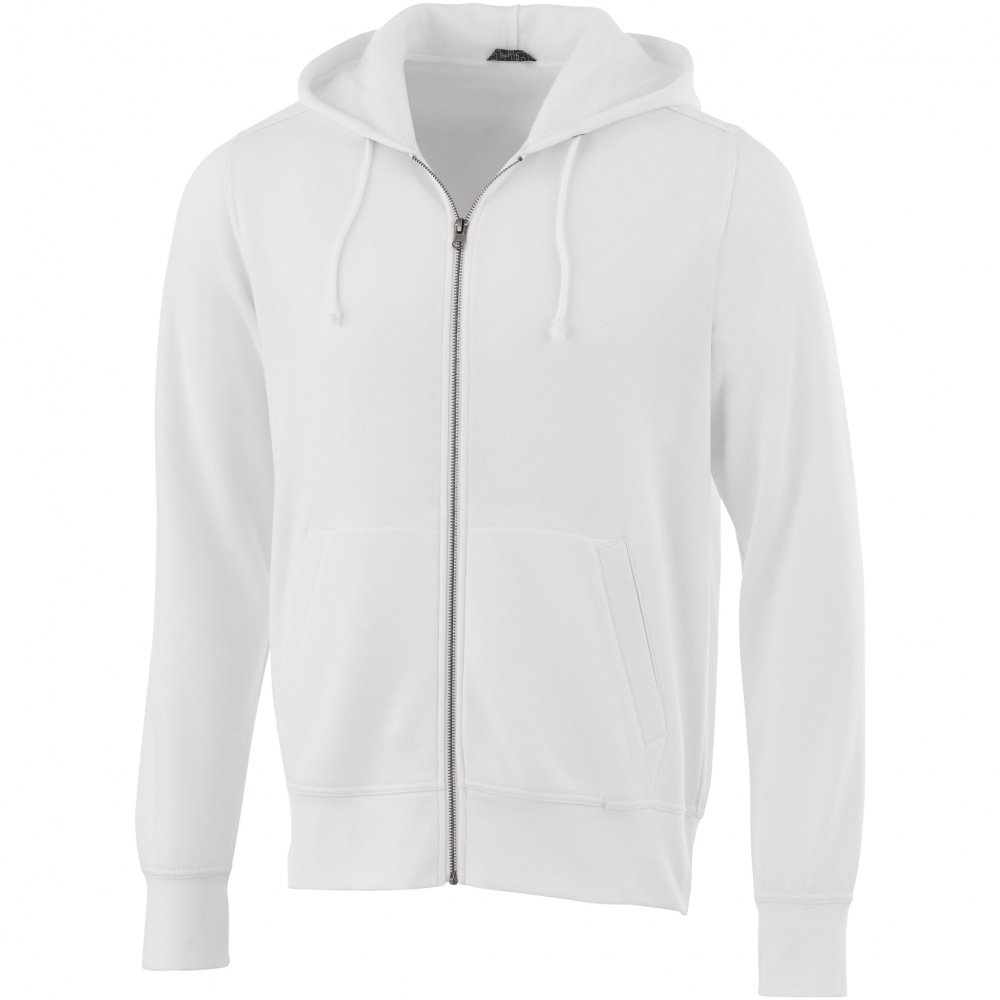 Logo trade promotional items picture of: Cypress full zip hoodie, white