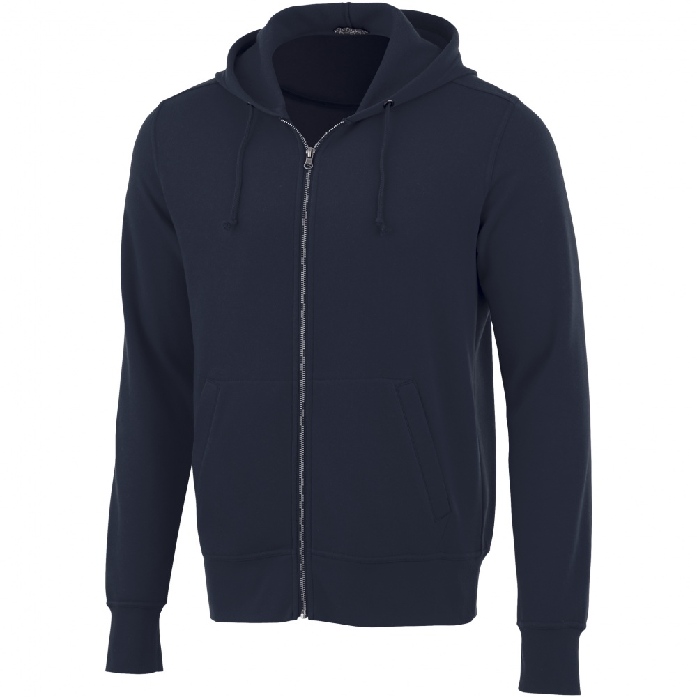 Logotrade promotional product image of: Cypress full zip hoodie, navy blue