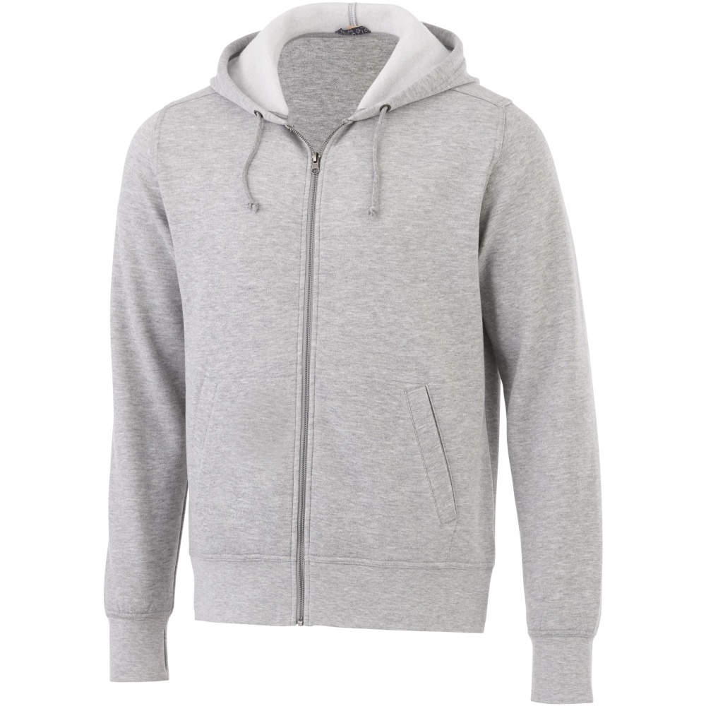 Logotrade promotional gift image of: Cypress full zip hoodie, grey