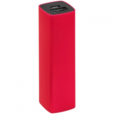 Logotrade promotional gift picture of: 2200 mAh Powerbank with case, Red