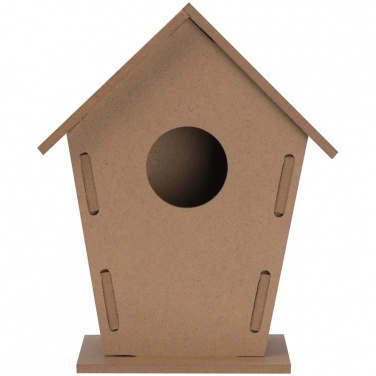 Logo trade promotional merchandise image of: Bird house, beige