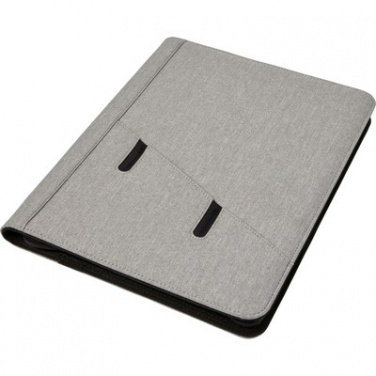 Logotrade promotional merchandise photo of: Conference folder A4 with notepad, Grey
