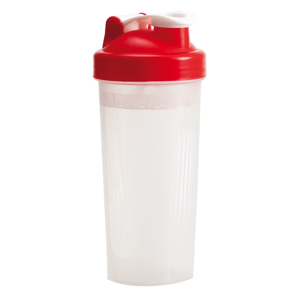 Logotrade promotional products photo of: 600 ml Muscle Up shaker, red