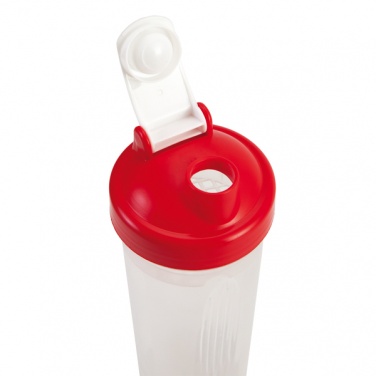Logo trade promotional products image of: 600 ml Muscle Up shaker, red