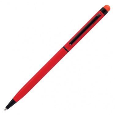 Logotrade promotional giveaway picture of: Touch Top ballpen, red