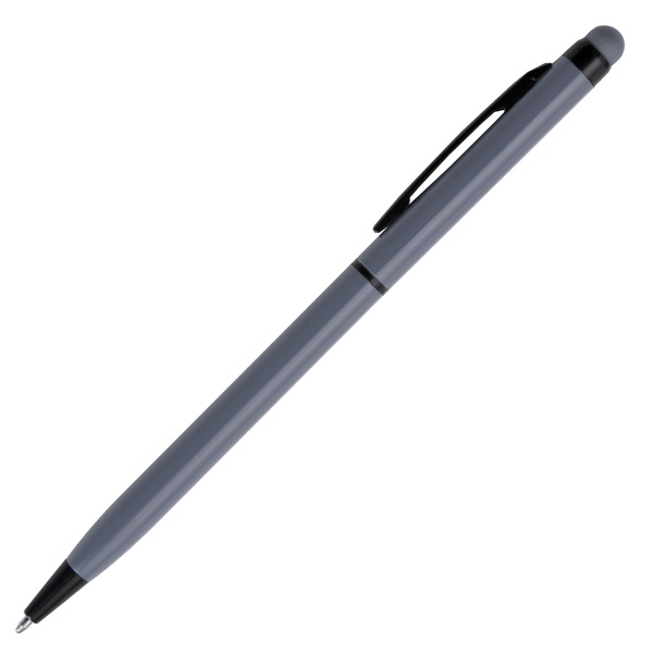 Logotrade promotional gifts photo of: Touch Top ballpen, grey