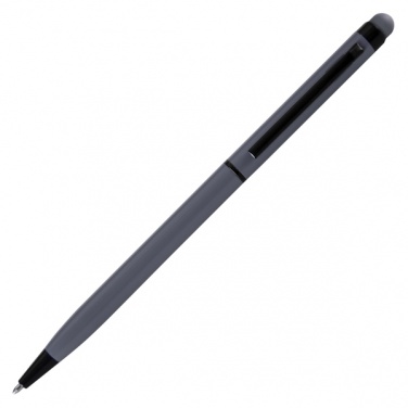 Logotrade advertising products photo of: Touch Top ballpen, grey