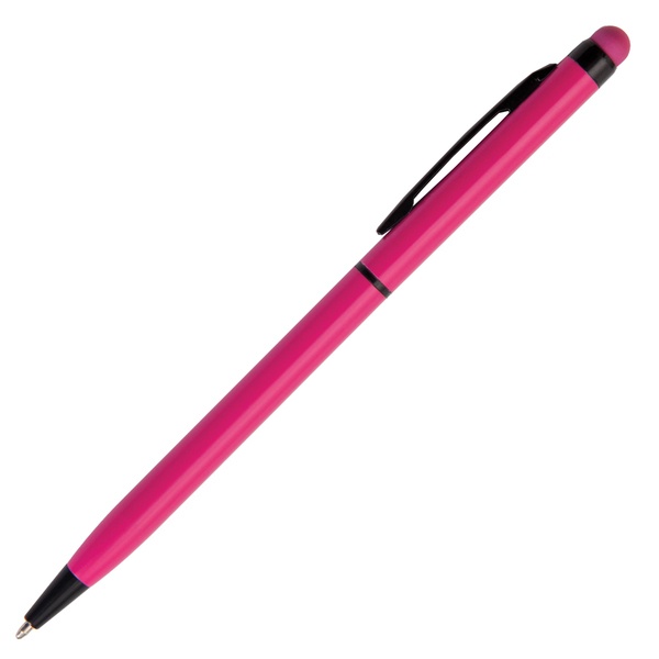 Logotrade promotional item image of: Touch Top ballpen, pink