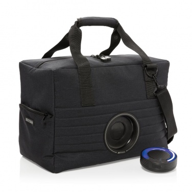 Logotrade promotional merchandise photo of: Party speaker cooler bag, black