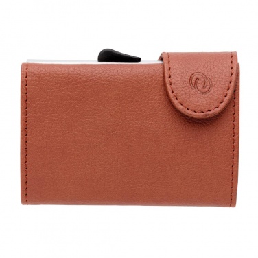 Logotrade promotional product image of: C-Secure RFID card holder & wallet, brown
