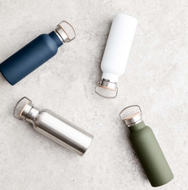 Logo trade advertising products image of: Miles insulated bottle, green
