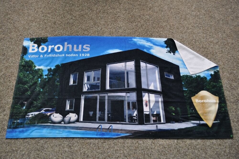 Logo trade promotional gifts picture of: Sauna towel, digitally printed 70 x 140 cm