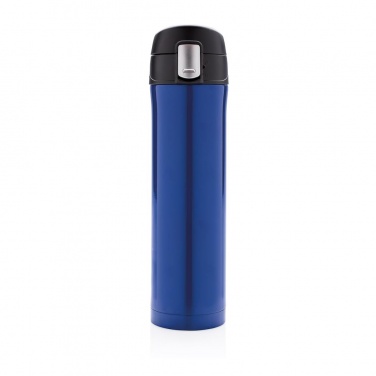 Logo trade promotional giveaways picture of: Easy lock vacuum flask, blue