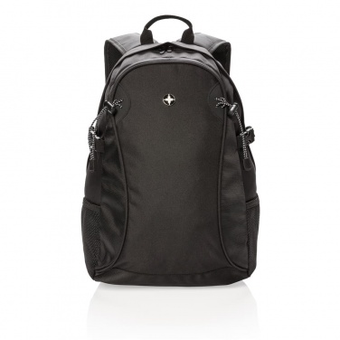 Logotrade promotional item image of: Swiss Peak outdoor backpack, black