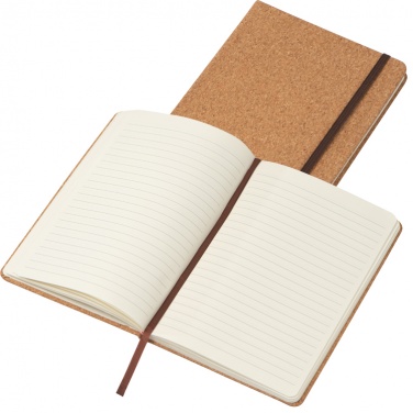 Logo trade advertising products image of: Cork notebook - DIN A5, beige