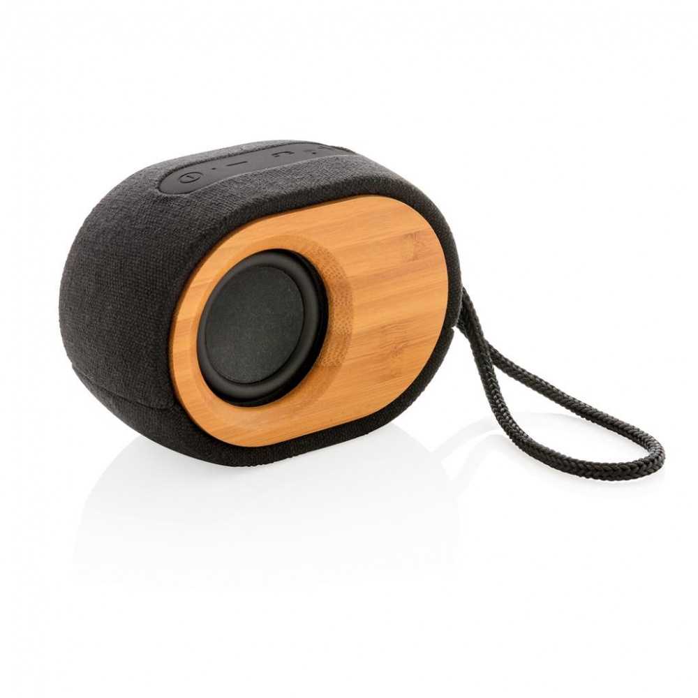Logotrade corporate gift image of: Cool Bamboo X  speaker, black