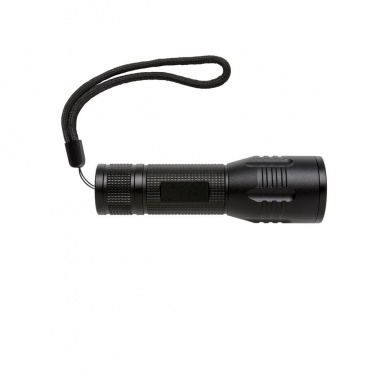 Logo trade promotional products image of: 3W medium CREE torch, black