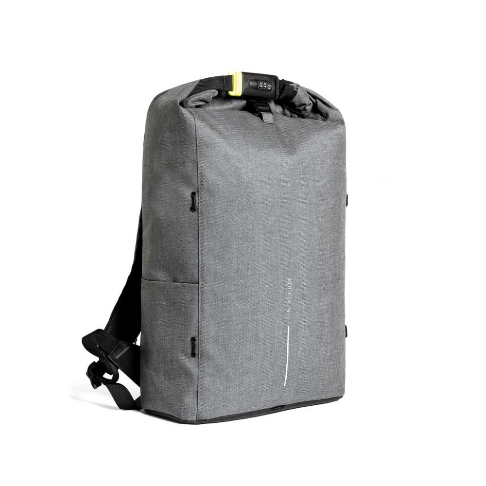 Logotrade promotional merchandise picture of: Anti-theft backpack Lite Bobby Urban, gray
