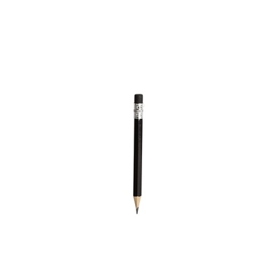 Logotrade promotional merchandise photo of: Pencil, miniature, eraser, black