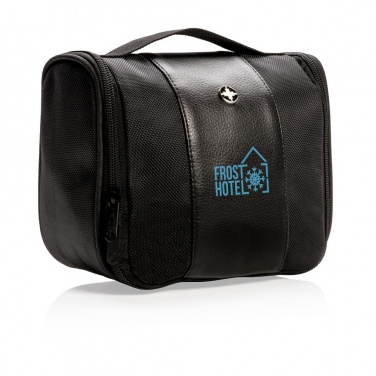 Logotrade promotional merchandise image of: Swiss Peak toilet bag, black