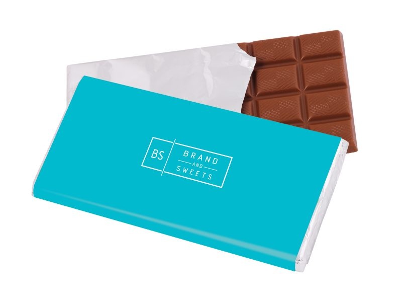 Logo trade advertising products picture of: Chocolate 100 g in label