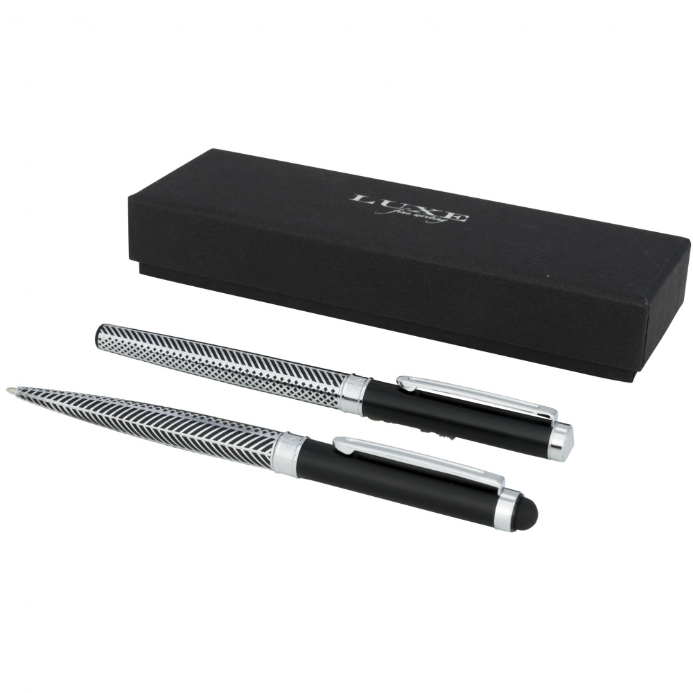 Logotrade promotional products photo of: Empire Duo Pen Gift Set, silver