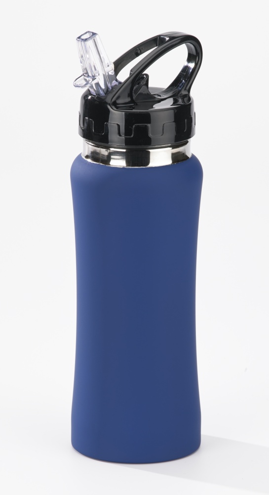 Logotrade promotional product picture of: WATER BOTTLE COLORISSIMO, 600 ml, blue