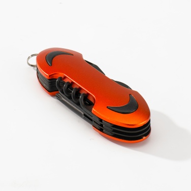 Logo trade promotional merchandise picture of: SET COLORADO I: LED TORCH AND A POCKET KNIFE, orange