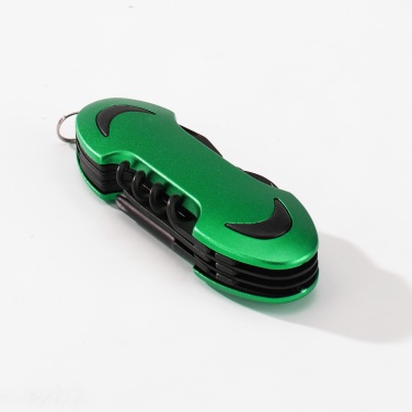 Logotrade advertising products photo of: SET COLORADO I: LED TORCH AND A POCKET KNIFE, green
