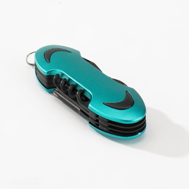Logotrade advertising products photo of: SET COLORADO I: LED TORCH AND A POCKET KNIFE, turquoise