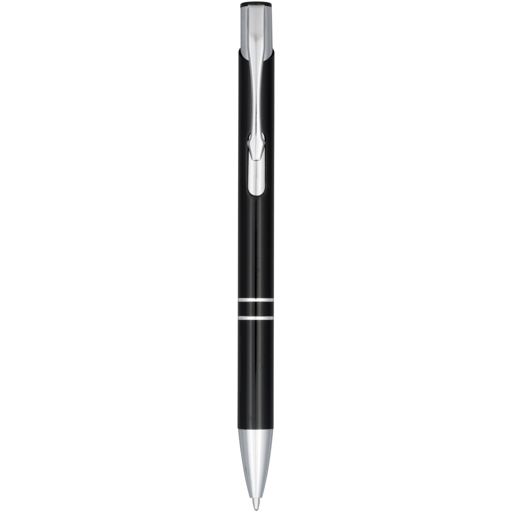 Logotrade advertising products photo of: Moneta anodized ballpoint pen, black