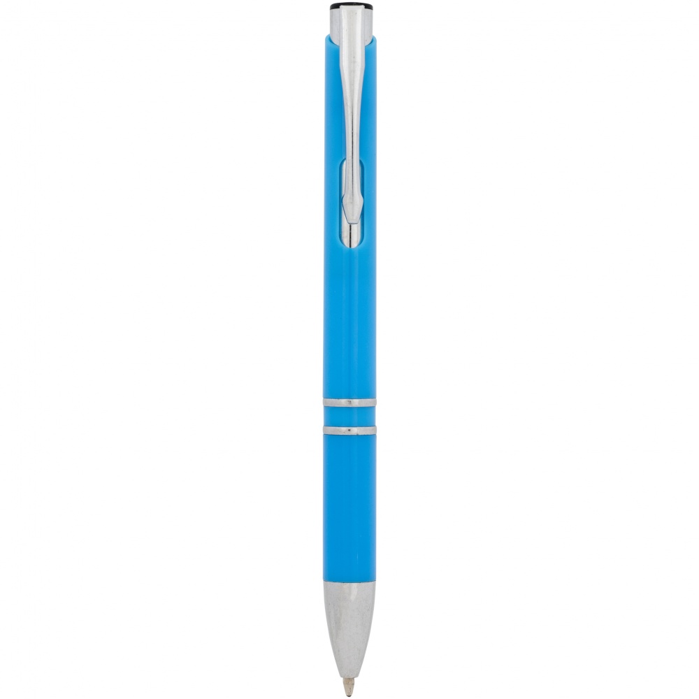 Logotrade promotional giveaway picture of: Moneta ABS ballpoint pen, light blue