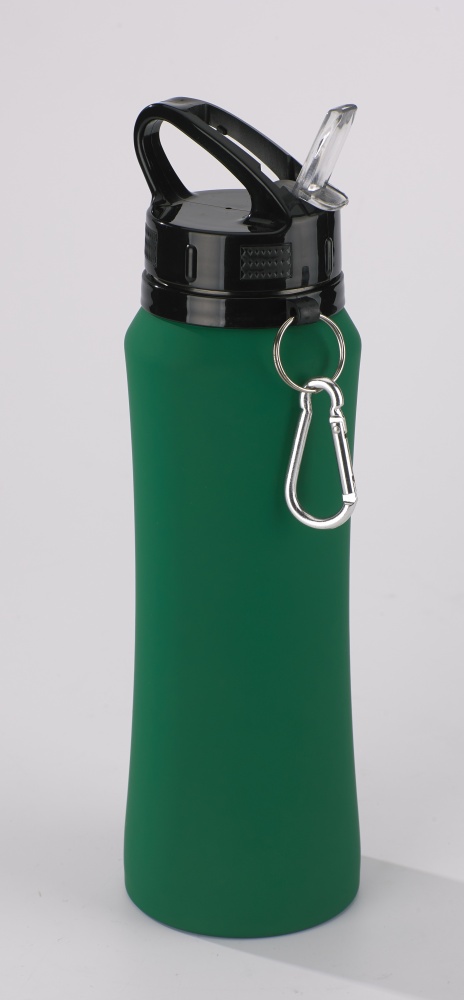 Logo trade promotional gifts image of: Water bottle Colorissimo, 700 ml, green