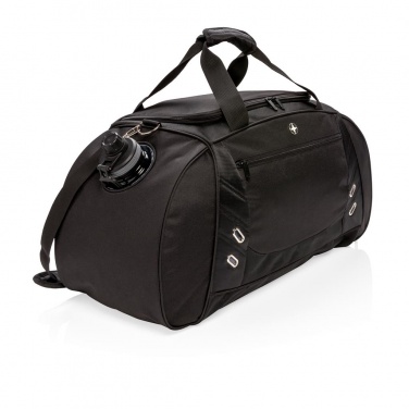 Logotrade promotional giveaways photo of: Swiss Peak weekend/sports bag, black