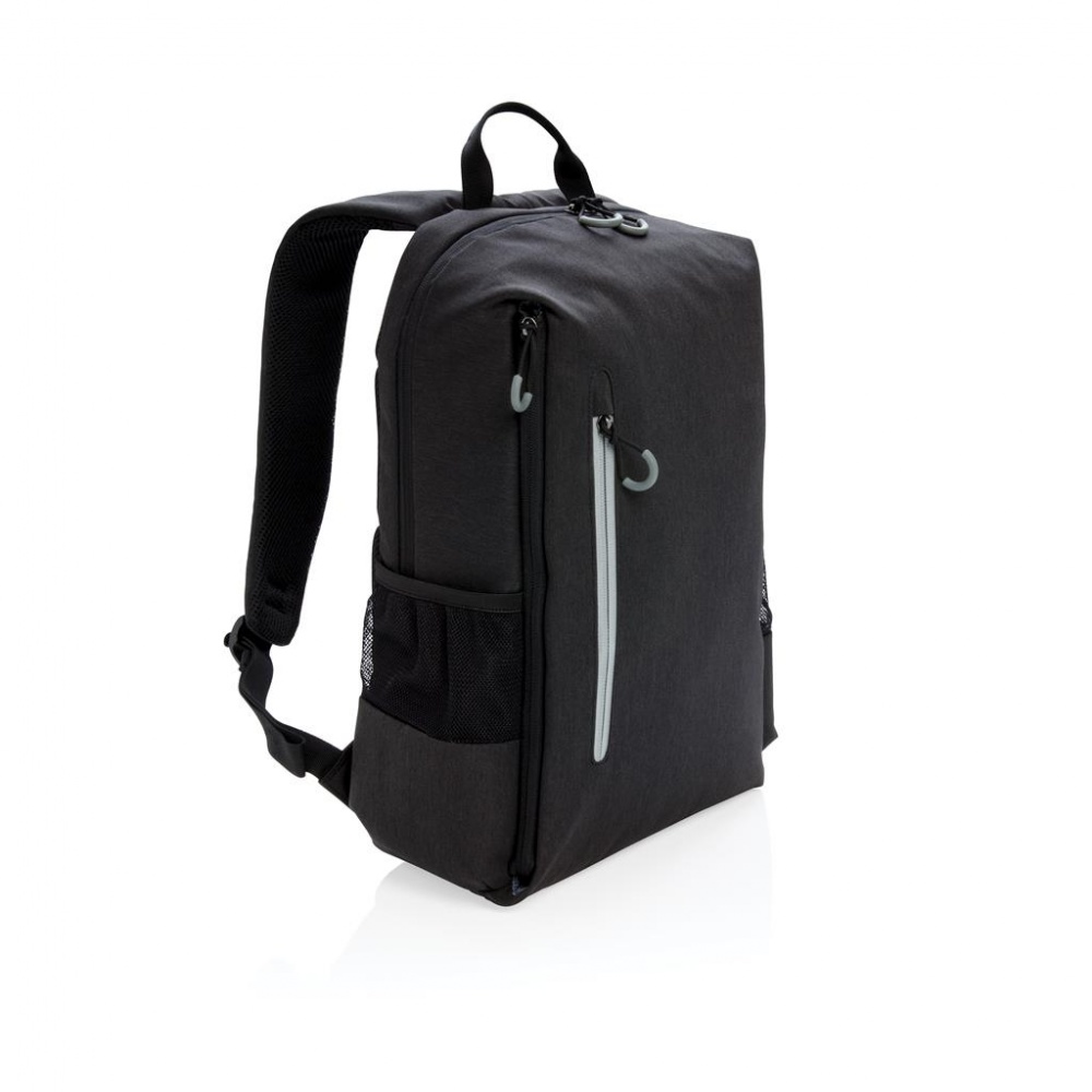 Logotrade promotional merchandise photo of: Lima 15" RFID & USB laptop backpack, black