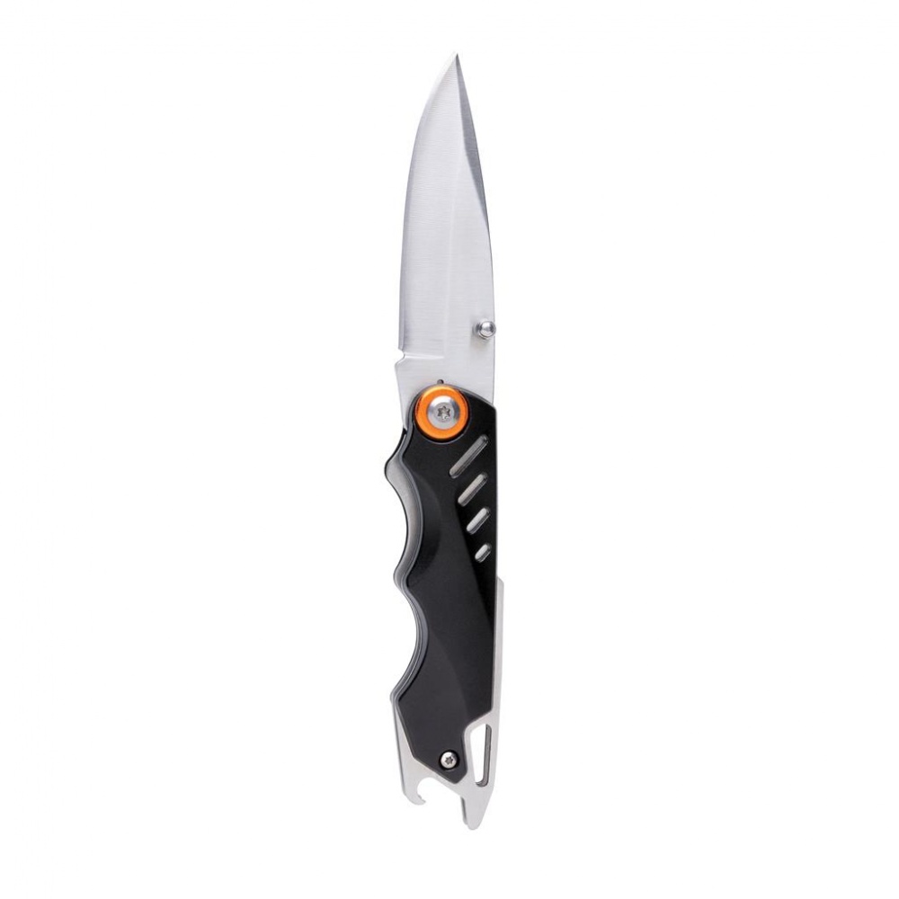 Logo trade promotional items picture of: Excalibur outdoor knife, black