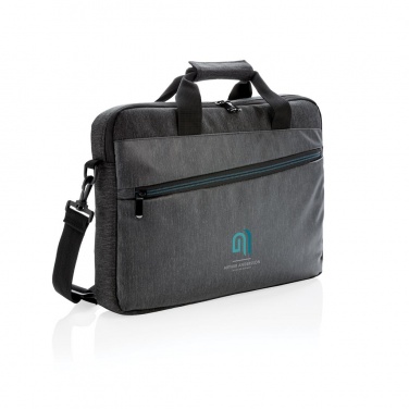Logo trade promotional giveaways picture of: 900D laptop bag PVC free, black
