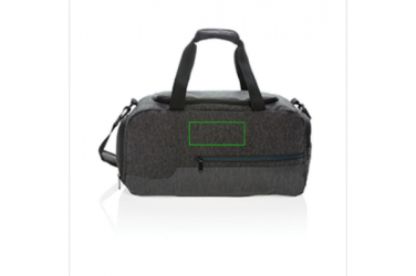 Logo trade corporate gift photo of: 900D weekend/sports bag PVC free, black
