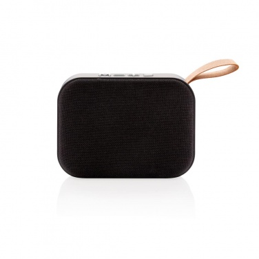 Logotrade promotional merchandise photo of: Fabric trend speaker, black